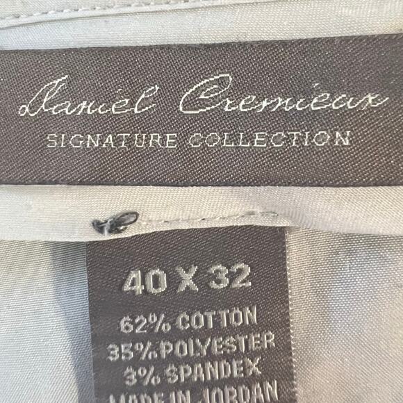 Daniel Cremieux Signature Collection pants men’s 40x32 five pocket navy blue - Picture 8 of 9
